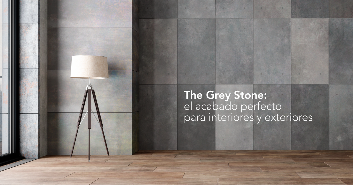 The Grey Stone: el acabado perfecto para interiores y exteriores